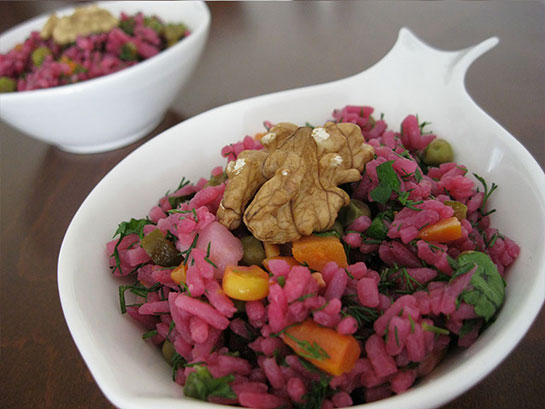 Şalgam Sulu Pirinç Salatası